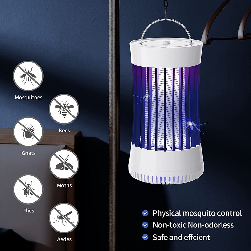Electric Mosquito Insect Killer Fly Bug Zapper LED Light Trap Pest Control Lamp gallery