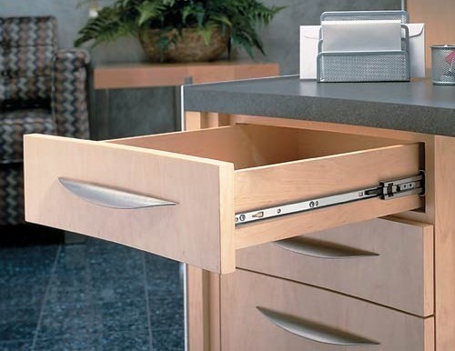 Soft-Close Ball Bearing Drawer Slides Full Extension 12"-24" 100lb weight limit gallery