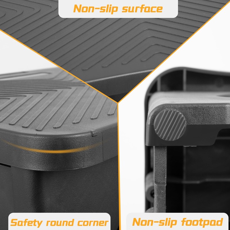 Folding 2 Step Stool for Adults,Collapsible Rv Step Stool Holds 300LB,Anti-Sl... gallery