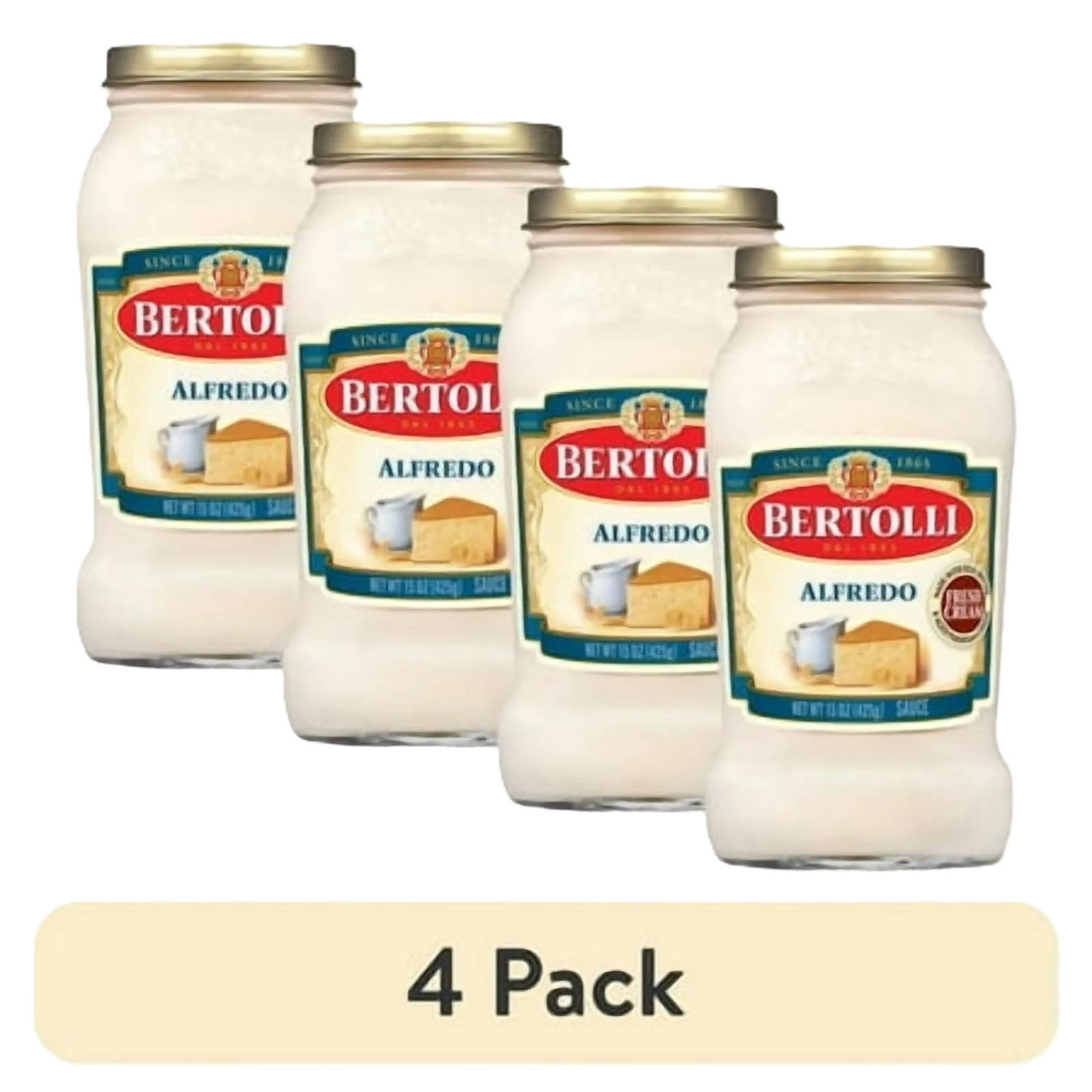 4 pack,Bertolli Classic Alfredo Pasta Sauce with Fresh Cream, 15 oz. gallery