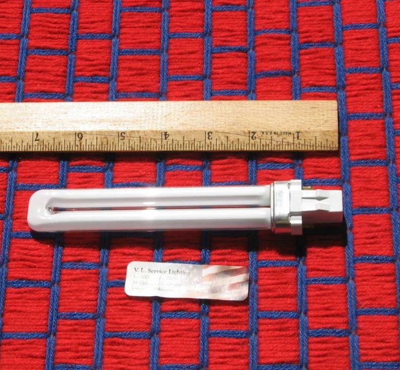 2 new 13w Utility Trouble fluorescent DROP light bulb PL fits Craftsman or Bayco gallery