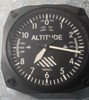 Trintec Replica Aviation Altimeter 6 1/2" Square Retro Wall Clock gallery