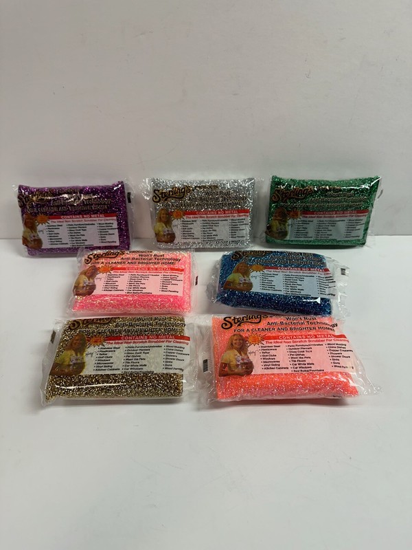 Sterling's Sponge 10 Pack - Non-scratch, Anti-Bacterial Sponge - Made in Israel gallery
