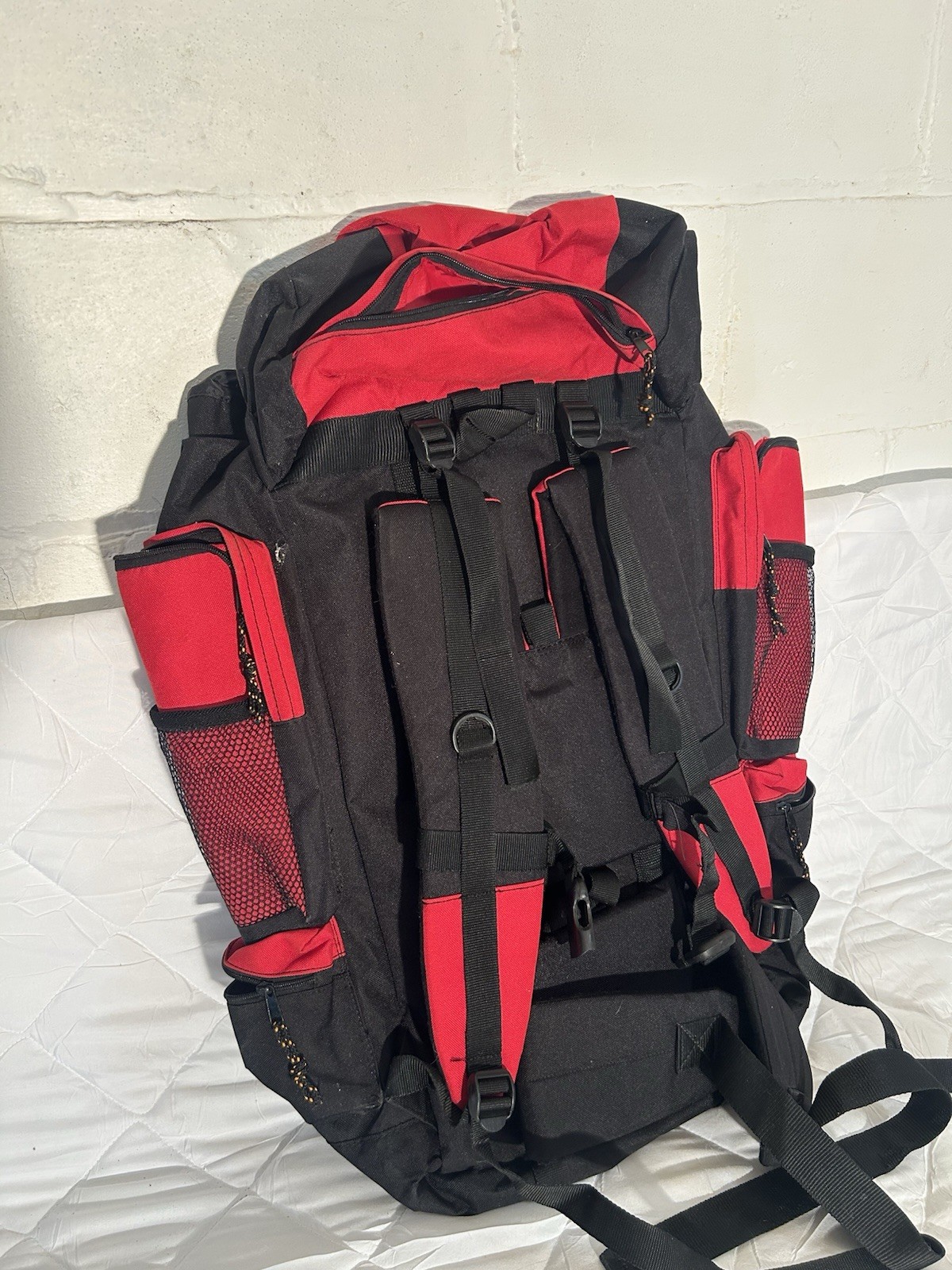 Vintage The North Face Hiking Backpack Red 2