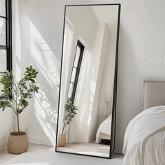 Gianna 71″x26″ Full Length Rectangular Mirror Wall or Leaning Aluminum Alloy
