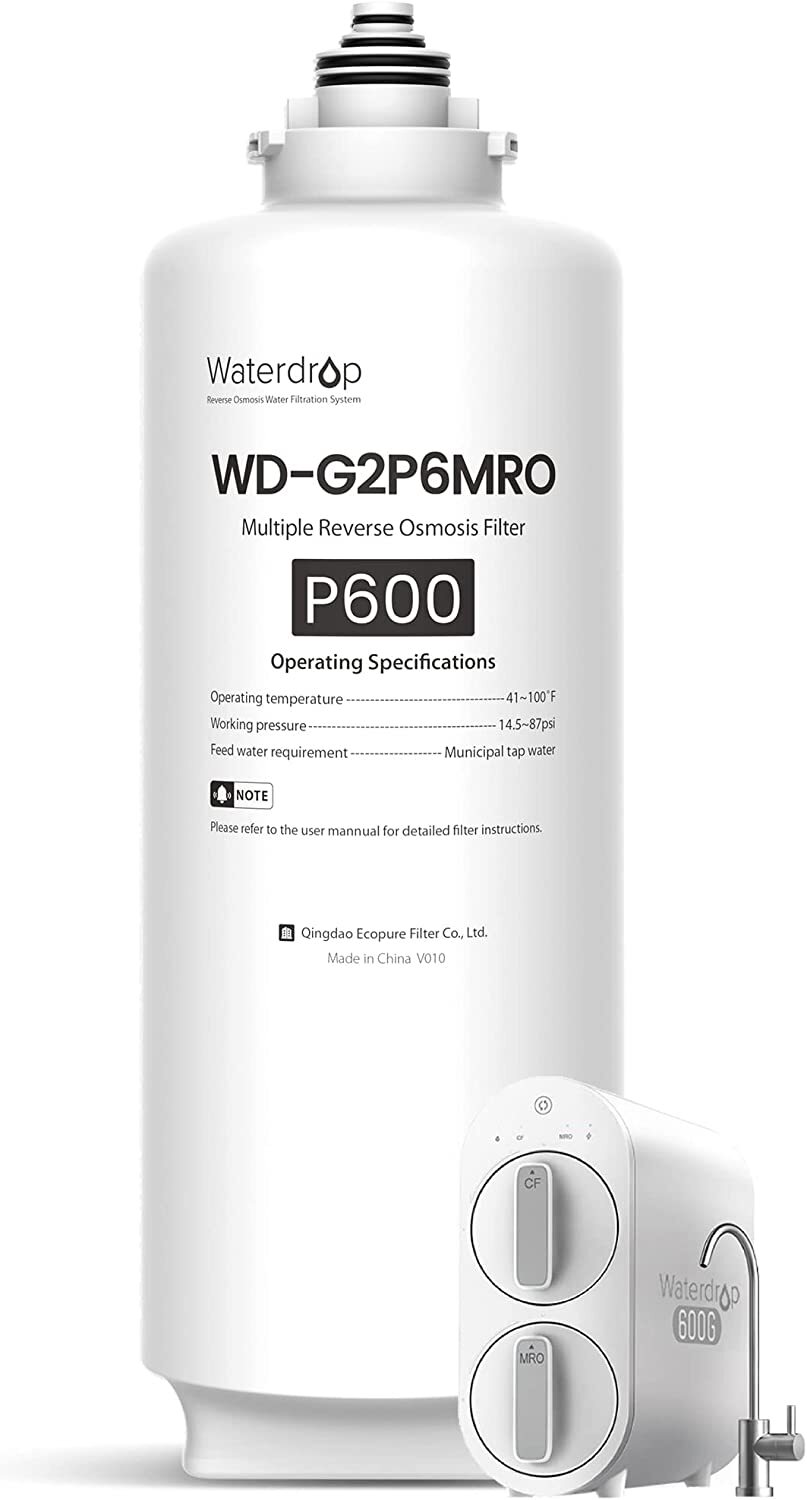 Waterdrop WD-G2P6MRO Filter, Replacement for WD-G2P600-W Reverse Osmosis System gallery