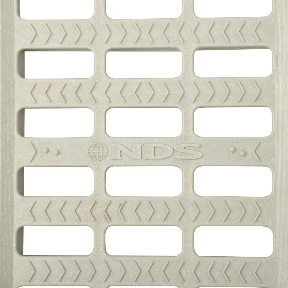 5 In. Pro Series Channel Drain Plastic Grate 5-1/4 In. Wide X 19-5/8 In. Long, G gallery