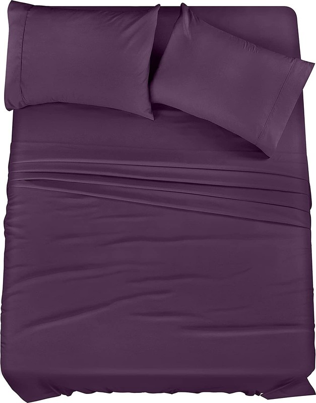 Soft Brushed Microfiber 4 Piece Bed Sheet Set with Pillow Cases Utopia Bedding gallery