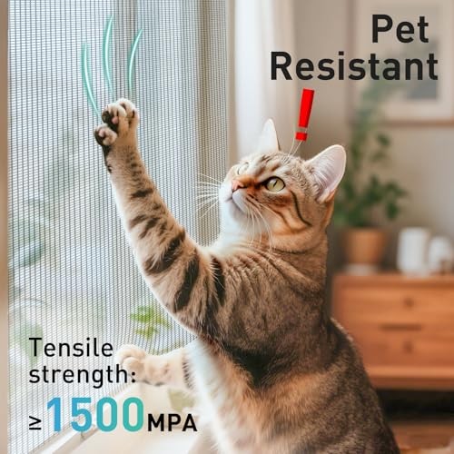 304 Stainless Steel Mesh Window Screen Roll,Metal Window 35IN x 10FT Black gallery