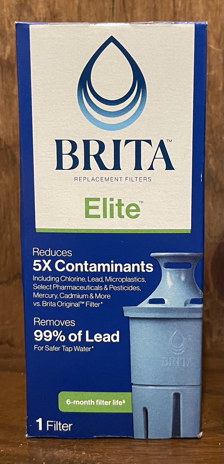 BRITA ELITE Replacement Water Filter - Reduces Contaminants for 6 Months - NEW gallery