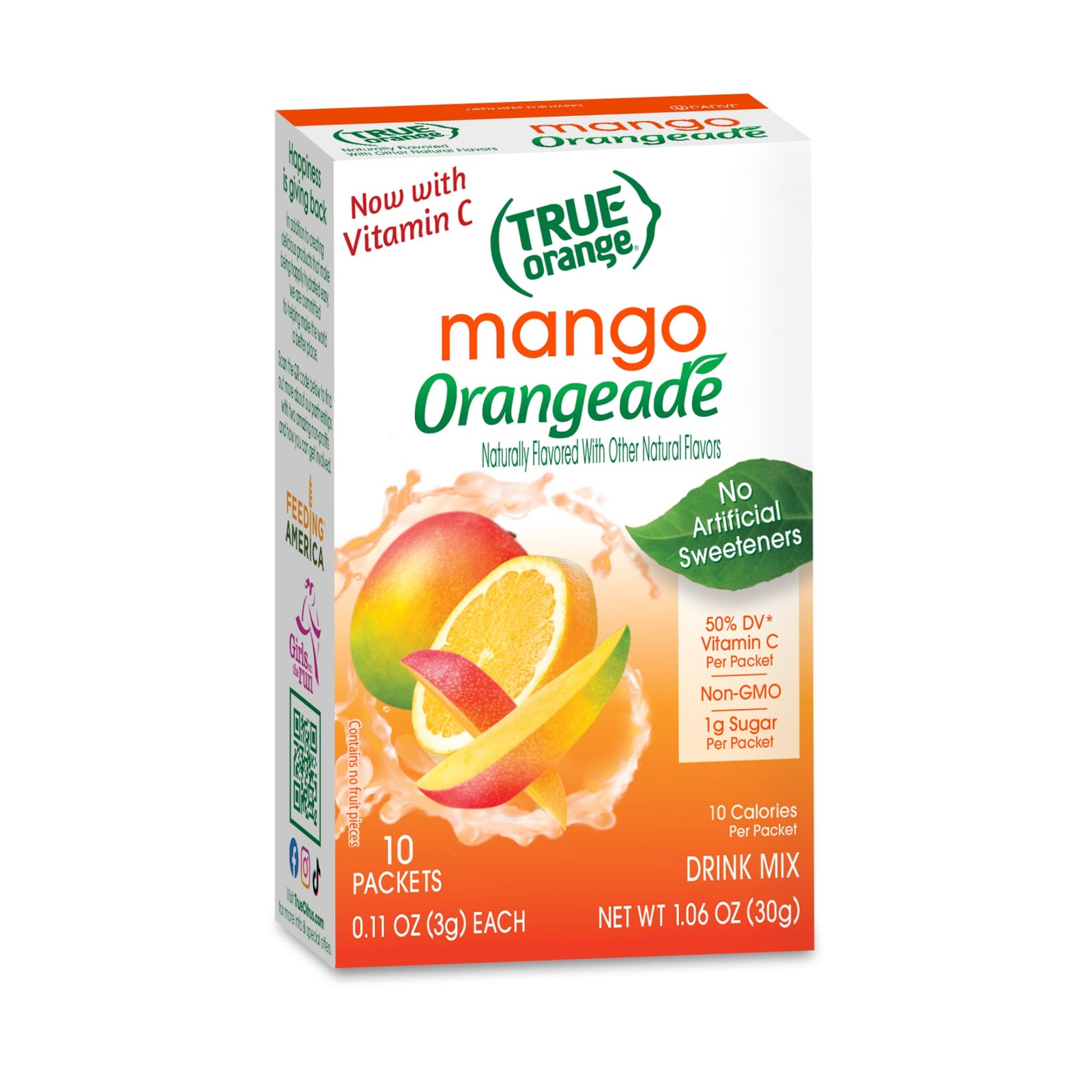 True Citrus Orange, Mango, 1.06 Oz, (Pack of 10- 0.11 oz each) gallery