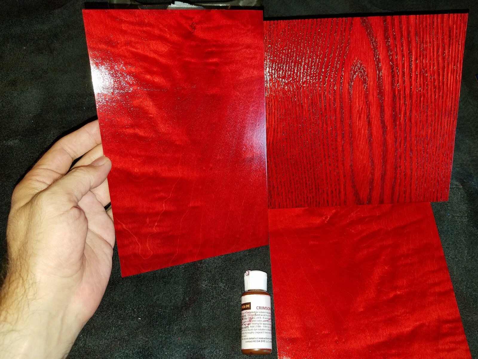Red Dye Liquid For Making Premium Bright Red Wood Stain - Keda Alcohol Dyes gallery