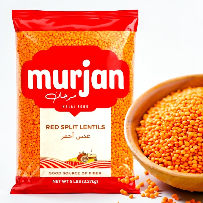 Premium Turkish Red split Lentil (5 lbs) Dal 80 oz Bulk size Turkish Red Lentils gallery