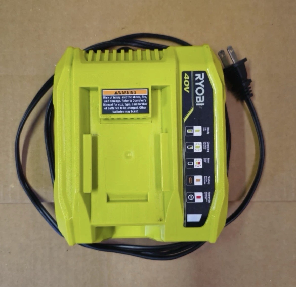 Genuine RYOBI OP406VNM 40V 40Volt Lithium-Ion Rapid Quick Charger gallery
