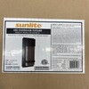 Sunlite LED Wall Sconce w/ RainGlass 13.75"T6.5"W 12W BlackFinish 50K-SuperWhite gallery