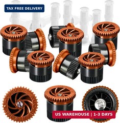 10 Pieces Variable Arc Nozzle, Replacement Pop-up Sprinkler Heads Compatible wit