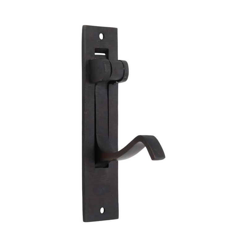 Solid Brass Victorian Pocket Door Pull - 3 Finish Choices gallery