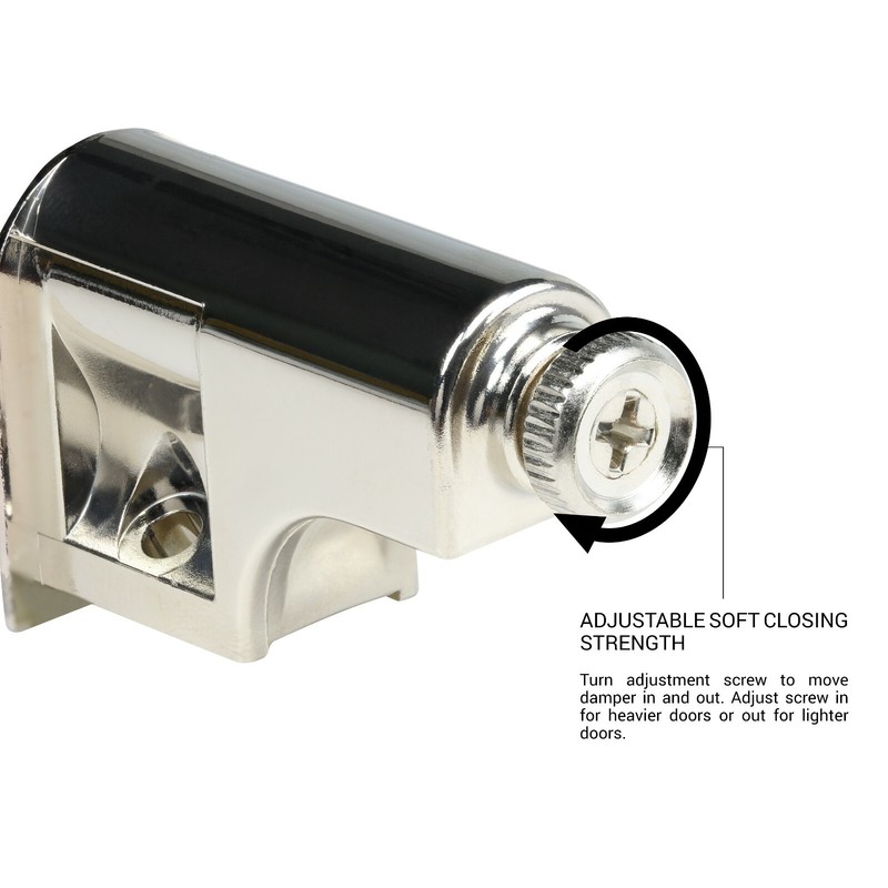 (10) Grass Unisoft Universal Soft-Close Adapter for Doors Cabinet Damper SCD103 gallery