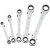 Ironton Ratcheting Box End Wrench Set, 5-Pc., AISI 1045 Steel, Fine-Tooth, SAE gallery