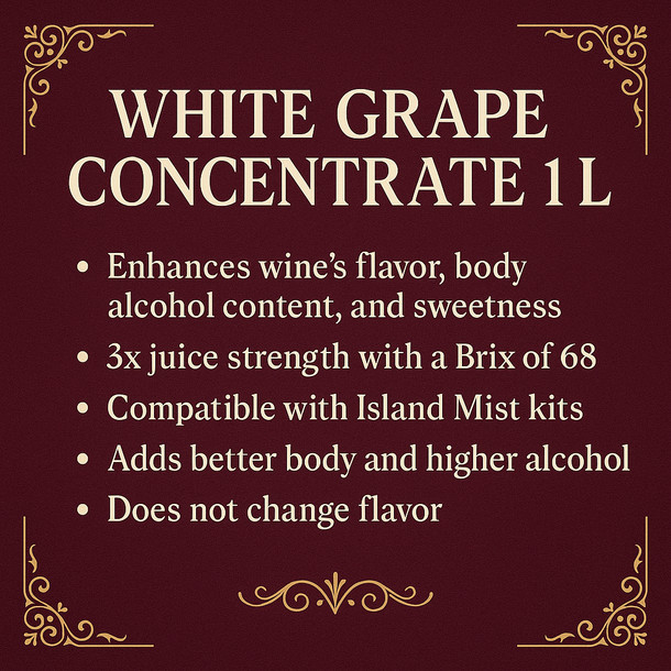 LD Carlson White Grape Concentrate 1 L gallery