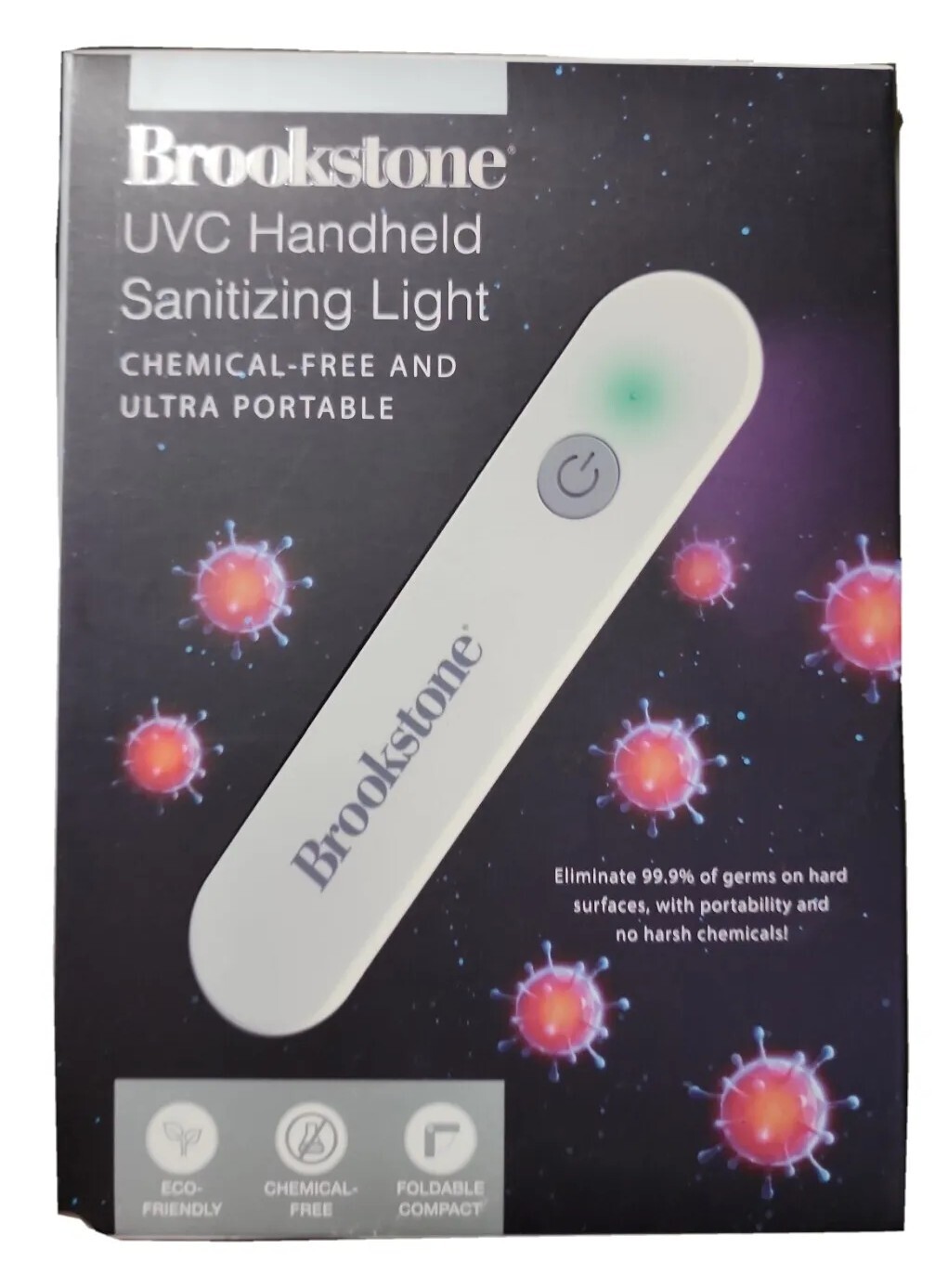 Brookstone UVC Handheld Sanitizing Light Chemical Free - Kills 99.9% of Germs gallery