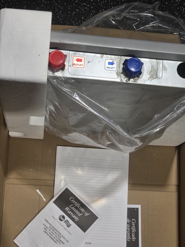 Rheem Performance 27 kw Tankless Electric Water Heater Parts Only As Is gallery