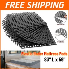 Interlocking Ventilated Mattress Pad 83″ L x 59″ for RV Boat Camper
