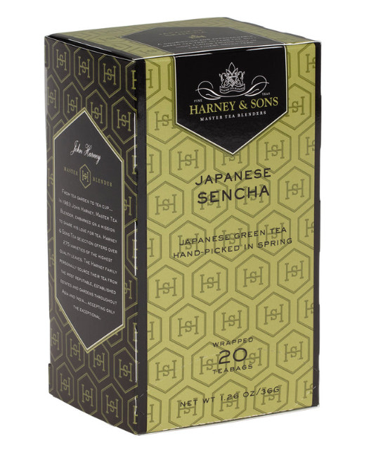 HARNEY JAPANESE SENCHA Tea 20 ct tea bags boxed gallery
