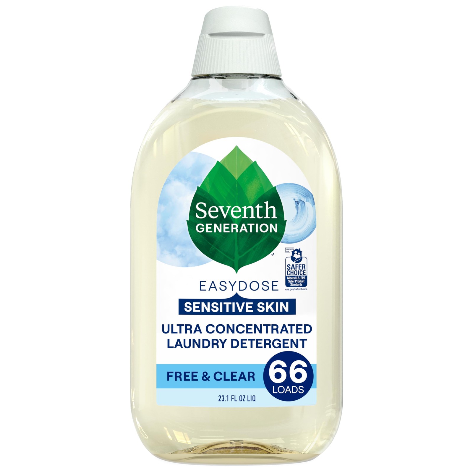 Seventh Generation Easy Dose Ultra Concentrated Laundry Detergent 23Oz 66 Loads gallery