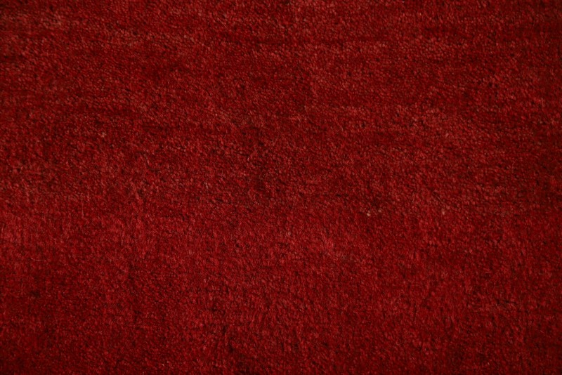 Solid Color Contemporary Gabbeh Rug 5x7 Handmade Wool Red Carpet gallery