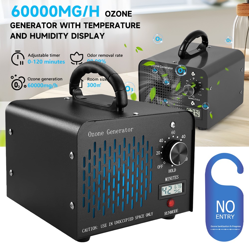 Ozone Generator 60,000Mg/H - Ozone Machine Odor Removal Odor Eliminator Ionizer gallery