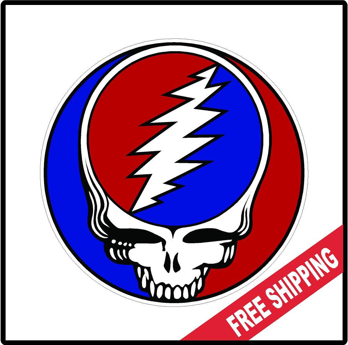 Grateful Dead Hippie Vinyl Wall logo Decal Sticker Icon Peace Various Sizes gallery