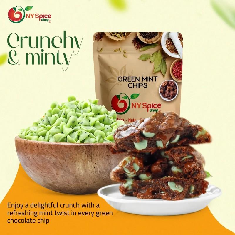 Green Mint Chips – Premium Baking Chips for Cookies, Desserts & Treats gallery