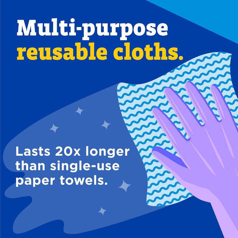 Handi Wipes Multi Use Reusable Cloths, 72 Count gallery