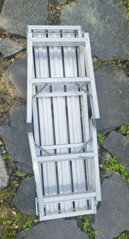 Werner Portable Work Aluminum Platform, 225 Lbs, 39.5" Wide ladder painting gallery