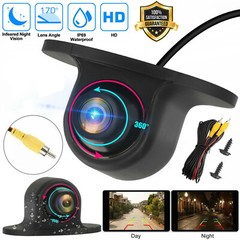 170° CMOS Car Rear/Front/Side View Backup Camera Reverse Night Vision Waterproof