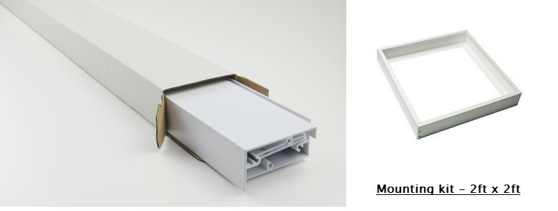 1X4 FT Surface Mounted Frame Kits for Ceiling installation, 2.75"H gallery