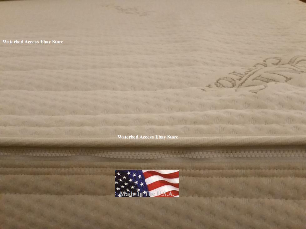 Organic Bamboo Zipper Cover For a Queen Size Softside Waterbed Mattress gallery