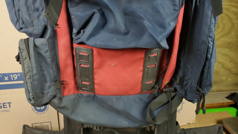 CAMP TRAILS External Frame blue and red Hiking Camping Backpack Large Size 4