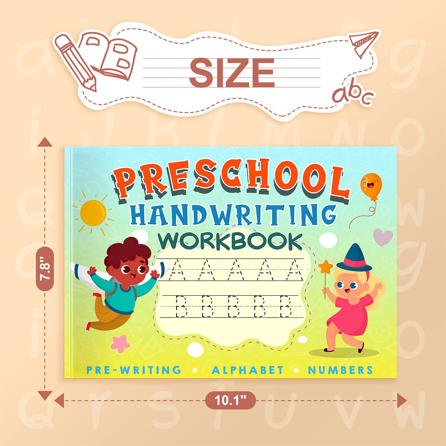 Kindergarten/Preschool Handwriting Workbook- Alphabet & Number Tracing Writing P gallery