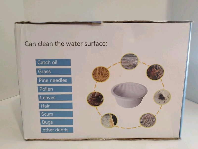 Tri-Float Pool Skimmer - Automatic Surface Cleaner for Above Ground Pools gallery