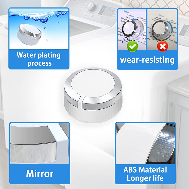 Dryer Timer Control Knob WE01X24552 Replacement for GTD42EASJ2WW GTD33EASK0WW GE gallery
