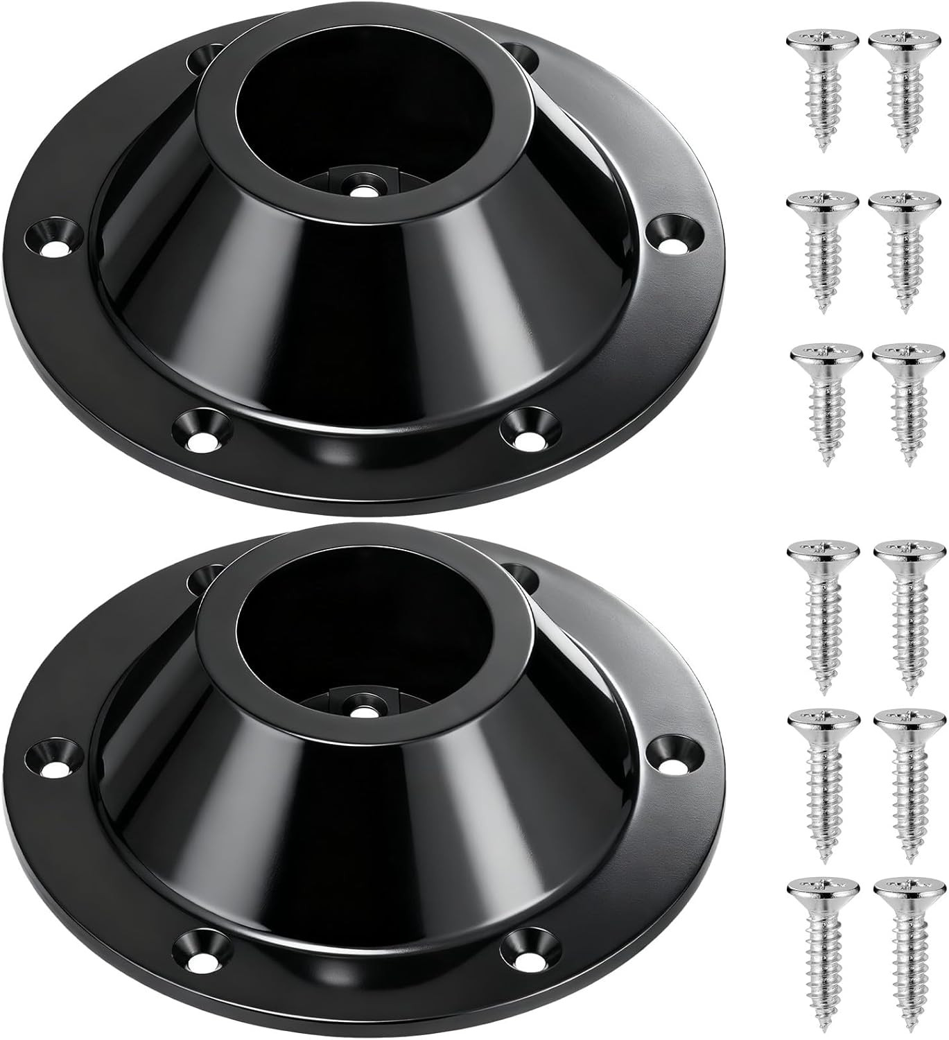 2 PCS Ultra-Sturdy RV Table Base Mount, Premium Plastic Camper Table Leg Replace gallery