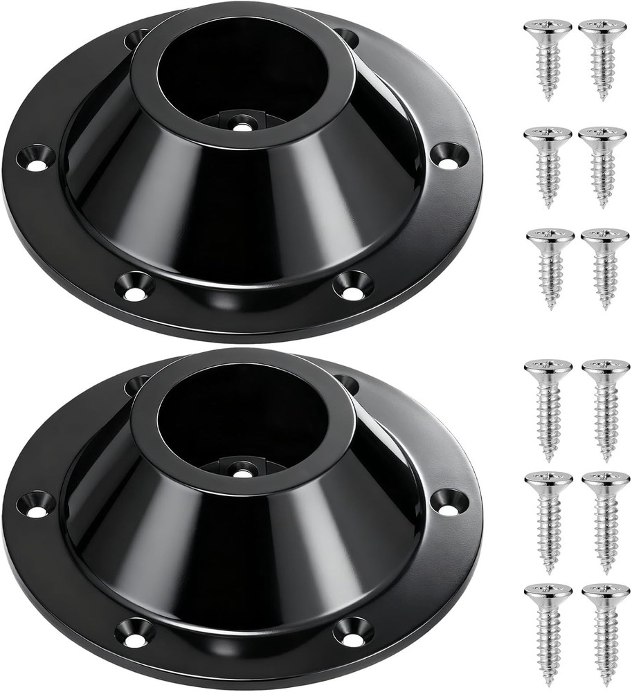 2 PCS Ultra-Sturdy RV Table Base Mount, Premium Plastic Camper Table Leg Replace