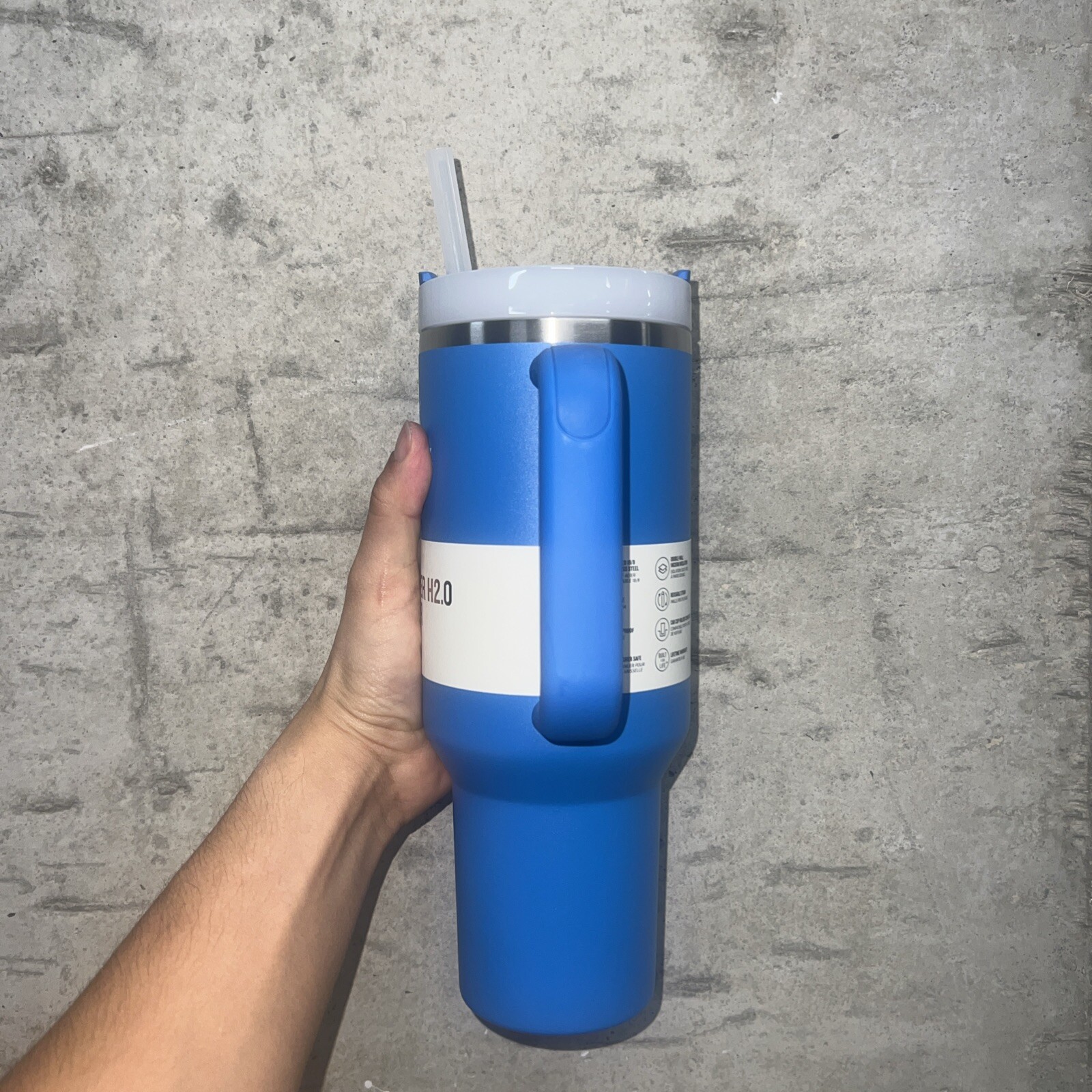 Stanley The Quencher H2.0 40 oz FlowState Tumbler - Azure Brand New Blue gallery