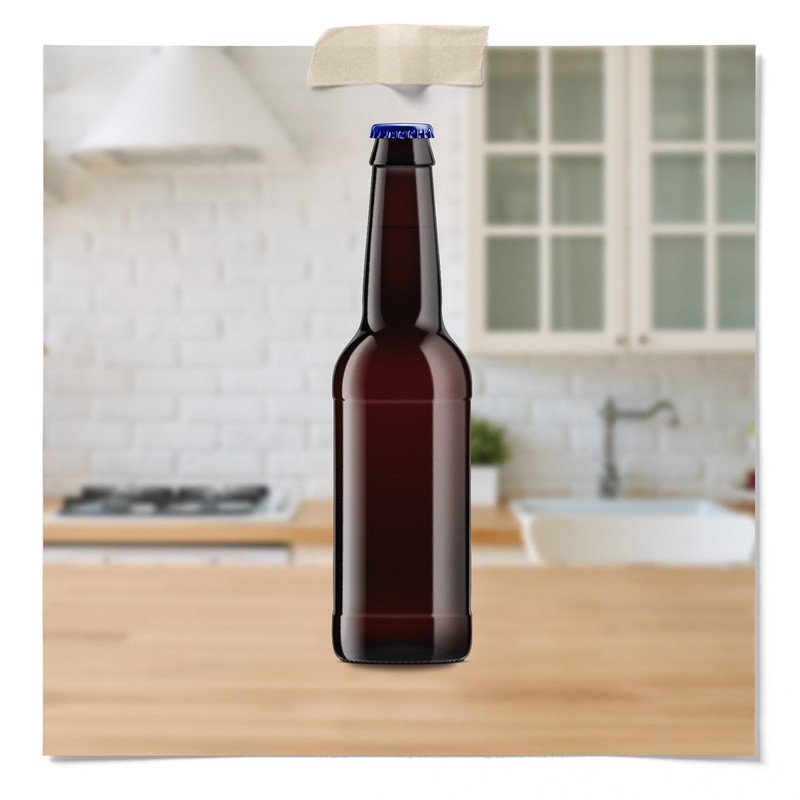 Fermentaholics Beer Bottle Capper & Lid Set and 144 Blue Crown Caps gallery