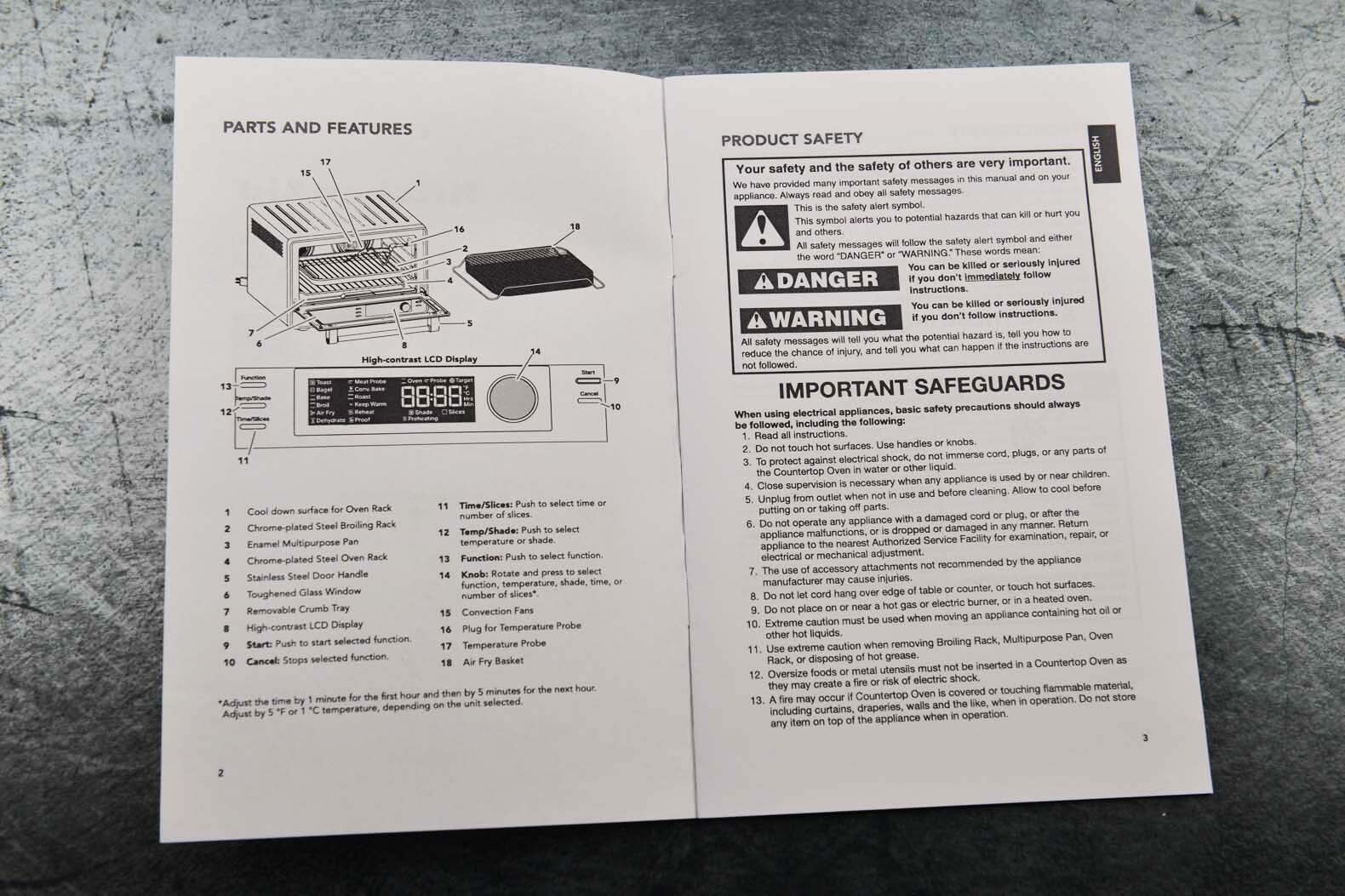 New KitchenAid KCO224 Countertop Oven Owner's Guide Operating Manual gallery