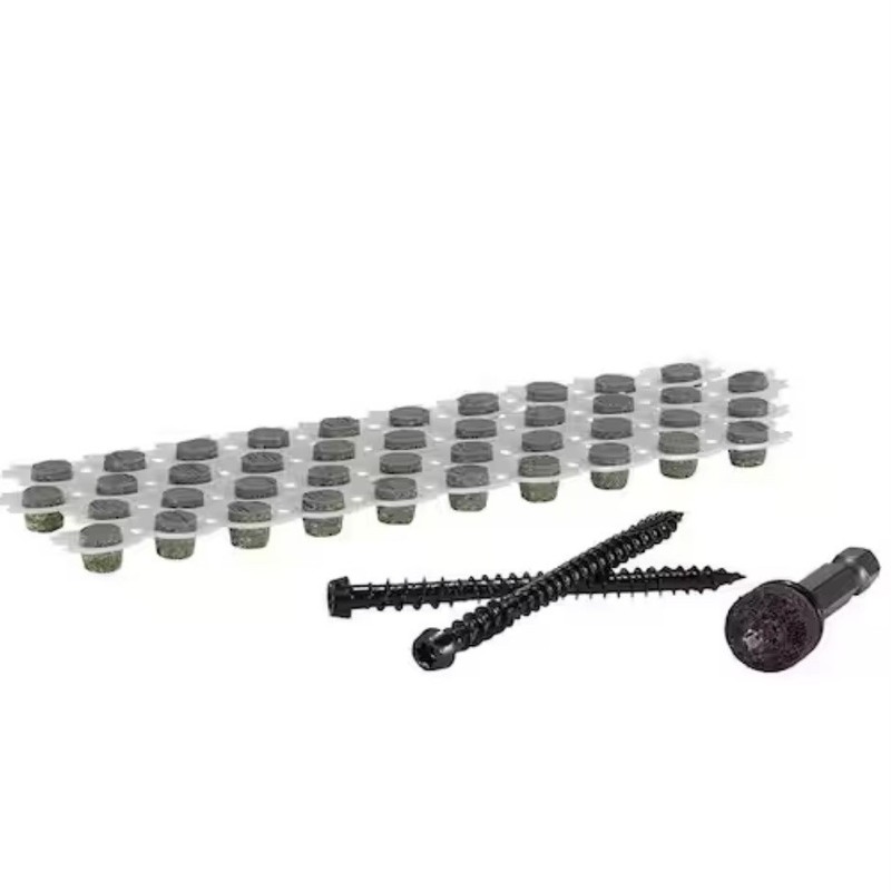 FASTENMASTER Cortex Hidden Fastening System Trex screws & Plugs in Island Mist gallery
