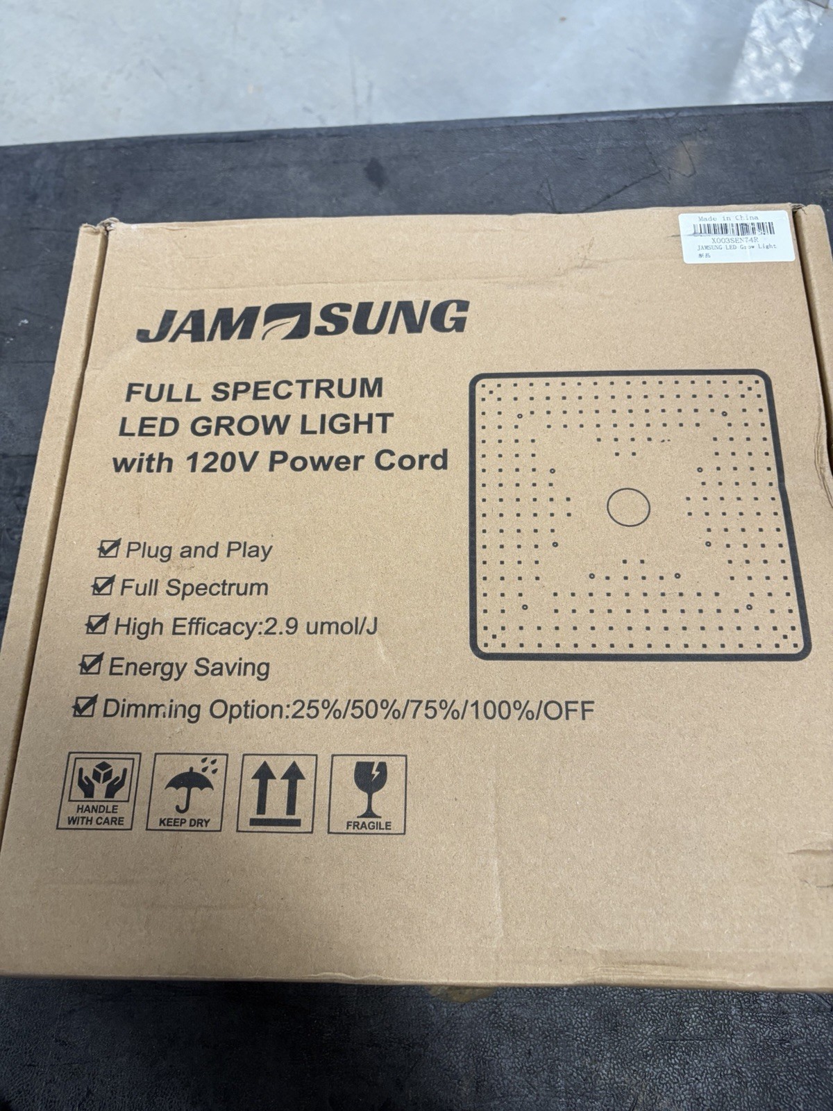JAMSUNG SD-X3 150% High-Yield LED Grow Light with LM301H Diodes, Dimmable Light gallery