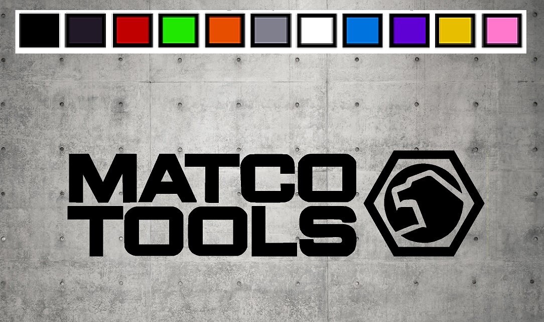 Matco With Words Side LOGO Vinyl Decal Sticker Emblem Car Truck Window 4" 6" 8" gallery